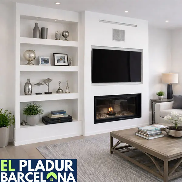 trabajo de muebles de pladur realizado por elpladurbarcelona